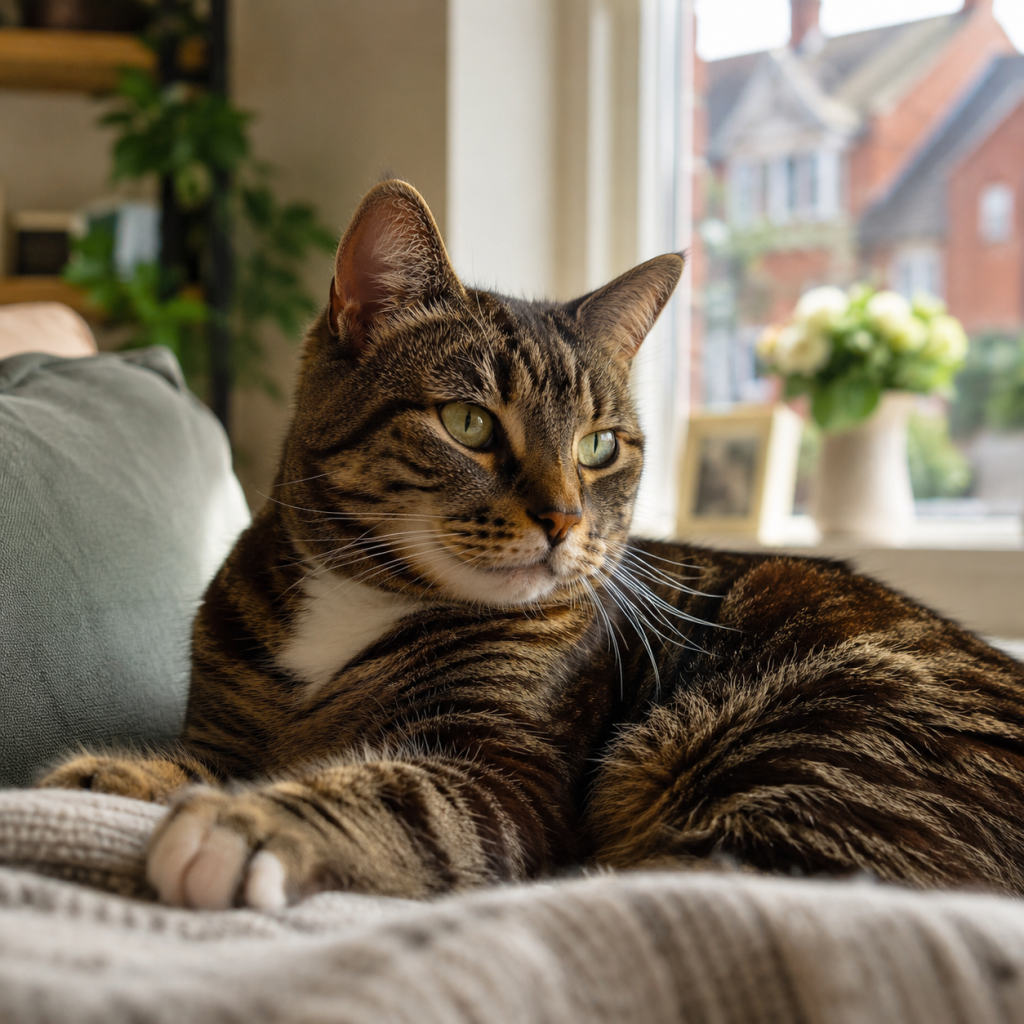 Cat Sitting Services Warrington - cat chilling by a window